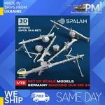 Spalah 18372 1/72 Set Of Scale Models "machine Gun MG-34", (5 Pcs.). Resin. Fixed Price $15.99.