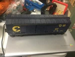 Lionel 6-9747 Chessie Double Door Boxcar. Fixed Price $24.95.