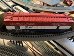 Mth Railking 30-7834 Burlington Abraham Lincoln Reefer Car #36262 New Gauge. Fixed Price $60.00.