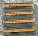 Kato Union Pacific Passenger Car 4 Set #106-5011 Streamliner. Fixed Price $176.79.