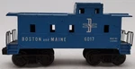 Lionel 6017-100 Vintage Boston & Maine Caboose Light Blue. Fixed Price $47.55.