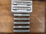 Scale Trix Passenger Cars Set Of 5 New In Box. Fixed Price $125.00.