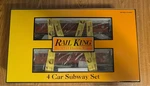 Mth Rail King: Mta R-21#30 2198-1 4-CAR Set With Protosound 2.0 0-GAUGE. *new*. Fixed Price $649.99.