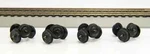 Con-cor Ho RP-25 36" Delrin Wheel Sets W/ Brass Axles (8 Pieces) #0009-009204. Fixed Price $9.99.