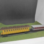 Triang Hornby R448 Smoking Car, Tuxedo + 1 Various Car. Electric Train. Fixed Price $16.86.