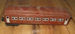 *parts Repair* Vtg Lionel Post War Pullman Passenger Car 2442 Brown Silver Doors. Fixed Price $30.00.