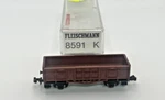 Scale Fleischmann 8591K Red Open Freight Wagon Original Box. Fixed Price $29.99.