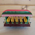 Vintage 80S Walt Disney World Railroad Train Passenger Trolley Car Scale Toy. Fixed Price $56.78.