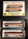 Scale Micro-trains Santa Fe Weathered Gondola Car 2-PACK 98305031 Mint. Fixed Price $49.95.