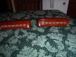 Lionel Pre War Car 2442 And Observation 2443. Fixed Price $60.00.