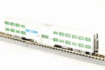 Kato Scale 156-0962 Gallery Bi-level Coach Chicago Metra #6192 Made In Japan. Fixed Price $99.99.