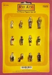 Railking By Mth 30-11016 O Scale Sitting & Standing Passenger Figure Set #. Fixed Price $29.99.