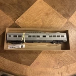 Athearn 1820 Streamlined Vista Dome Silver. Fixed Price $19.44.