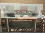 King Rugged Rails New York Central Nyc Flat Car W/ Road Legends 57 Corvette. Fixed Price $29.99.