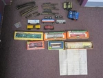 Lot Of Ho Trains, Transformers, And Track. Fixed Price $129.99.