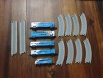 Micro Machines American Passenger Train Galoob Lines Blue/white W/10 Tracks. Fixed Price $21.60.