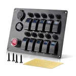 10 Gang Marine Rocker Panel, Boat Toggle Switches With Led Circu.... Fixed Price $109.99.