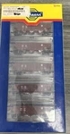 Athearn Scale Set Of 5 40 3 Bay Ribbed Hoppers Bnsf Nib. Fixed Price $84.99.