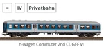 Piko Gff Wagon Passenger Car 23600 Ho Scale Dc. Fixed Price $62.00.
