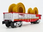 Gauge 3-RAIL Lionel 6-26679 Atsf Santa Fe Gondola With Reels #26679. Fixed Price $189.99.