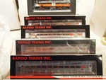 Rapido New Haven Passenger Train Mcinnis Scheme, FL-9 & 5 8600'S+EXPRESS Car. Fixed Price $1200.00.