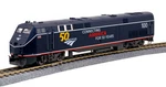 Kato 37-6113 Ho Amtrak Midnight Blue 50TH Anniversary Logo Ge P42 Locomotive Nib. Fixed Price $148.49.