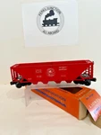LIONEL6736 #1 Detroit&macinkac 4-BAY Hopper-red-&-wht BLT60-62 Orig.box Lk/n. Fixed Price $138.13.