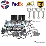 Rebuild KIT+4PCS Rod For Kubota V3307-CR-TIE4B V3307-CR-TE4B Engine. Fixed Price $749.55.