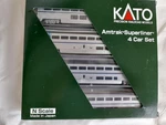 Kato Scale Amtrak Superliner Phase Ivb 4 Car Set B#106-3516. Fixed Price $178.78.
