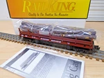 Mth-railking 3RAIL Ga #30-7648 Western Maryland Operating Car W/logs Mib. Fixed Price $39.99.