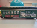 Thomas Kinkade Christmas Train Brining Home The Tree Car And 4 Straight Track. Fixed Price $39.99.