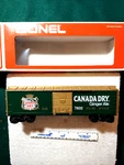 Lionel #6-7802 Canada Dry Ginger Ale Box Car. Fixed Price $49.00.