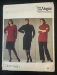 1212 Vogue Calvin Klein American Designer Dress Top Skirt Pants Pattern Sz 16. Fixed Price $11.99.