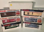 Vintage Lionel O-gauge Freight Car Rolling Stock 7-PC Lot W/ Ob #6-16652 Plus. Fixed Price $88.95.