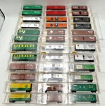 Scale Micro-trains 40 & 50 Box Cars Multiple Road Names Brand New. Fixed Price $64.00.