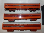 Lionel Milwaukee Road Aluminum Passenger Cars. Fixed Price $500.00.