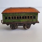 Marx Joy Line Coach Observation Passenger Train Car 357 Railroad Railway 4.75". Fixed Price $21.70.