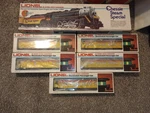 Lionel 6-8003 Chessie Special Berkshire & 5 Passenger Cars Gauge W/ Boxes. Fixed Price $435.00.