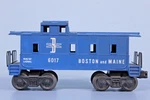 Lionel Postwar No. 6017 Boston And Maine Caboose - Box F2. Fixed Price $74.99.