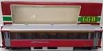 Lgb 3067 Scale Swiss 1ST Class Rhatische Bahn Passenger Car-metal Wheels Ex. Fixed Price $181.99.