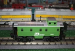 Atlas O/industrial Rail Burlington Northern Caboose - Light Original Box. Fixed Price $10.00.