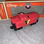 Lionel 6-26584 World Of Disney Square Window Caboose Gauge. Fixed Price $34.99.
