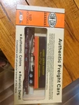 #296 Ho 54-FT Flat Car With Trailer Illinois Central By Con Cor. Fixed Price $16.00.