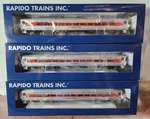 Rapido 128532 Ho Cdot Late Comet Commuter Coaches Cab Car Pk Orange Stripe. Fixed Price $404.99.