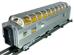 New Rail King O27-SCALE Diecast Burlington Dome Passenger Car (33-6044). Fixed Price $39.56.