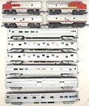 Athearn Ho Emd F7S 2 Sets A-b, & (6) Ihc Santa Fe Corrugated Side Passenger Cars. Fixed Price $225.00.