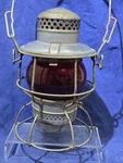 Adlake Kero Railroad Lantern Penn Central Pc Logo Ruby Red Globe With Burner. Fixed Price $120.00.