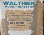 Walthers Gauge 305 Pullman Passenger Car Kit Wood Multicolor Unassembled. Fixed Price $19.99.
