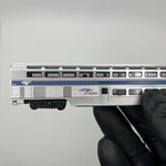 Kato N Budd Hi-level Pacific Parlour Car, Amtrak Phase Ivb Amtk # 156-0950. Fixed Price $279.99.