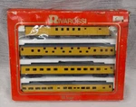 Rivarossi Ho Trains Union Pacific Regular 1930'S 6965 4 Car Set Nib Boxed. Fixed Price $199.99.